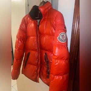 Vintage Orange Moncler Puffer